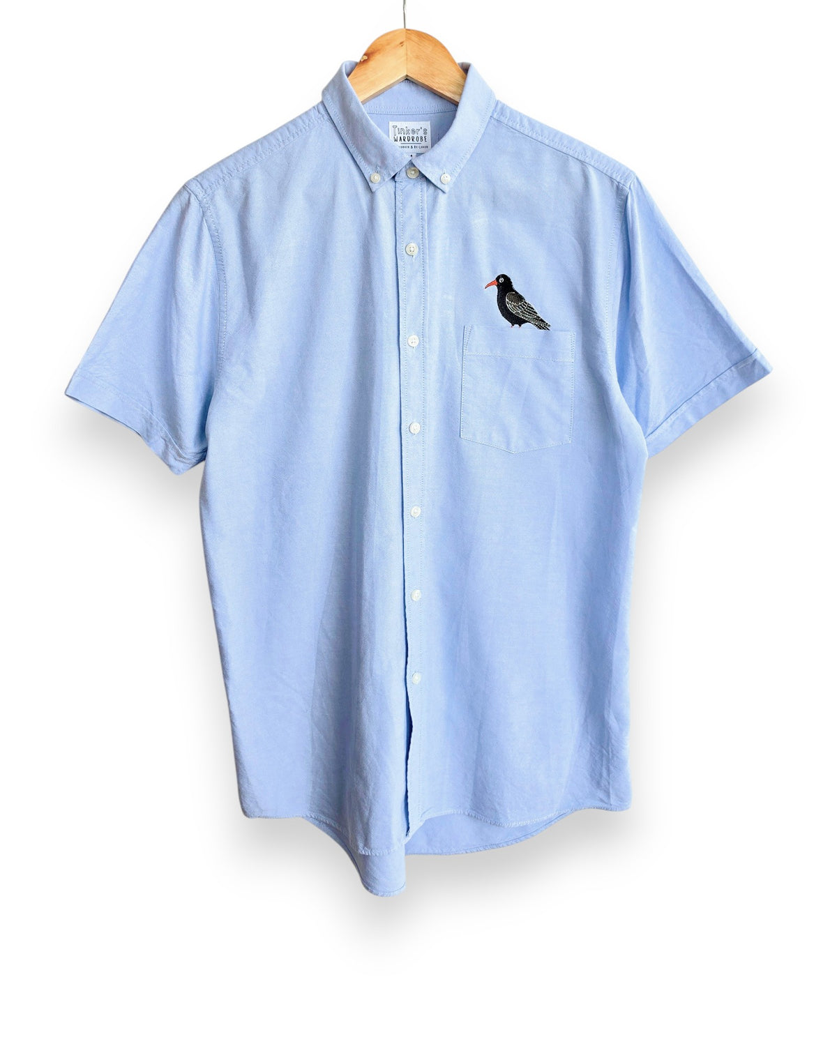 Cornish Chough Shirt, Size Medium