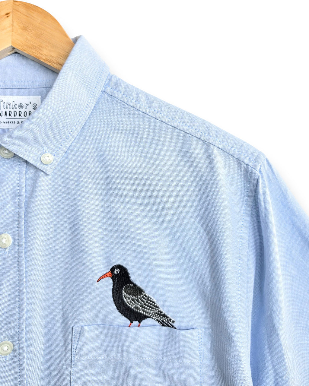Cornish Chough Shirt, Size Medium