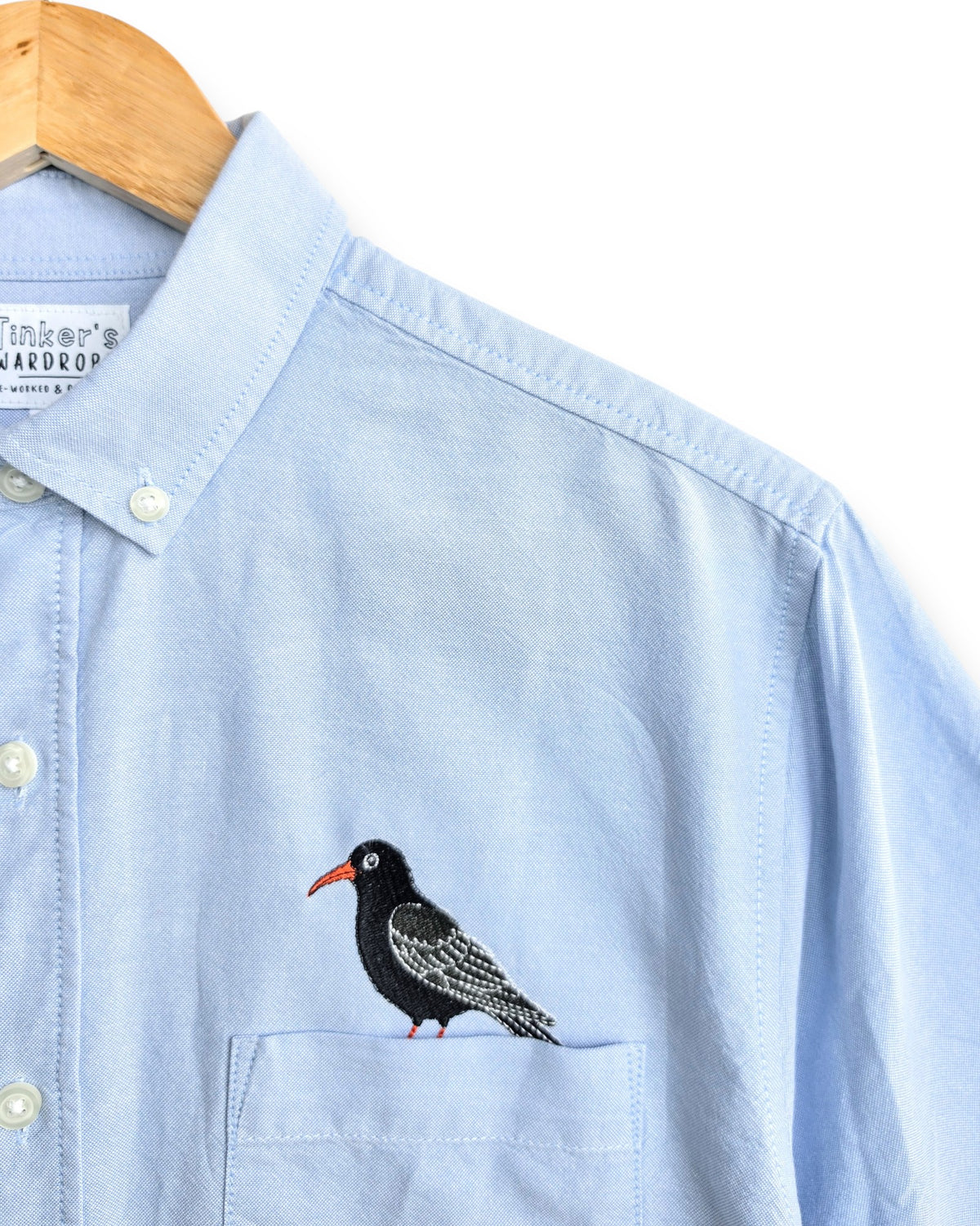 Cornish Chough Shirt, Size Medium