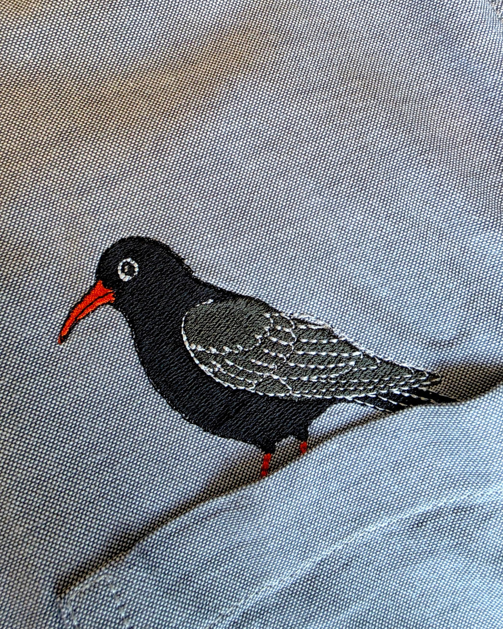 Cornish Chough Shirt, Size Small