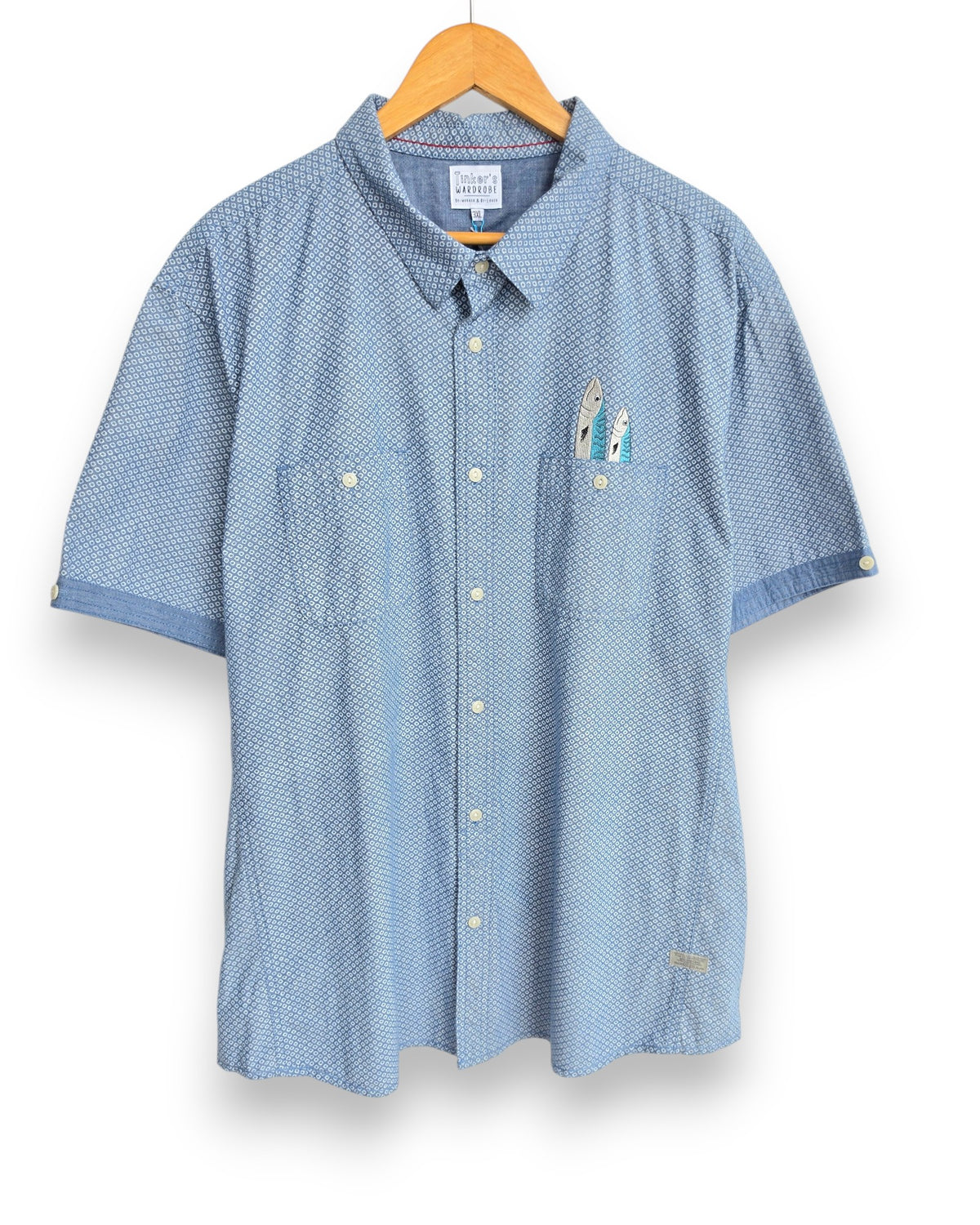 Mackerel Shirt, Size XXXL