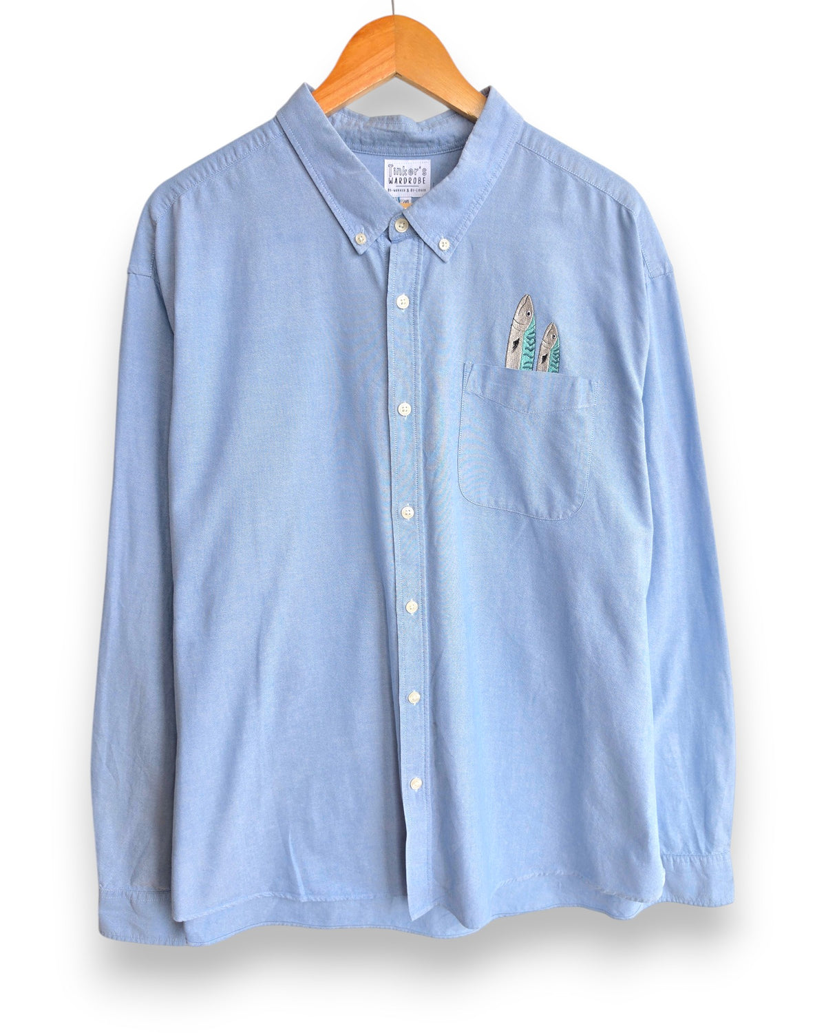 Mackerel Shirt, Size XXXL