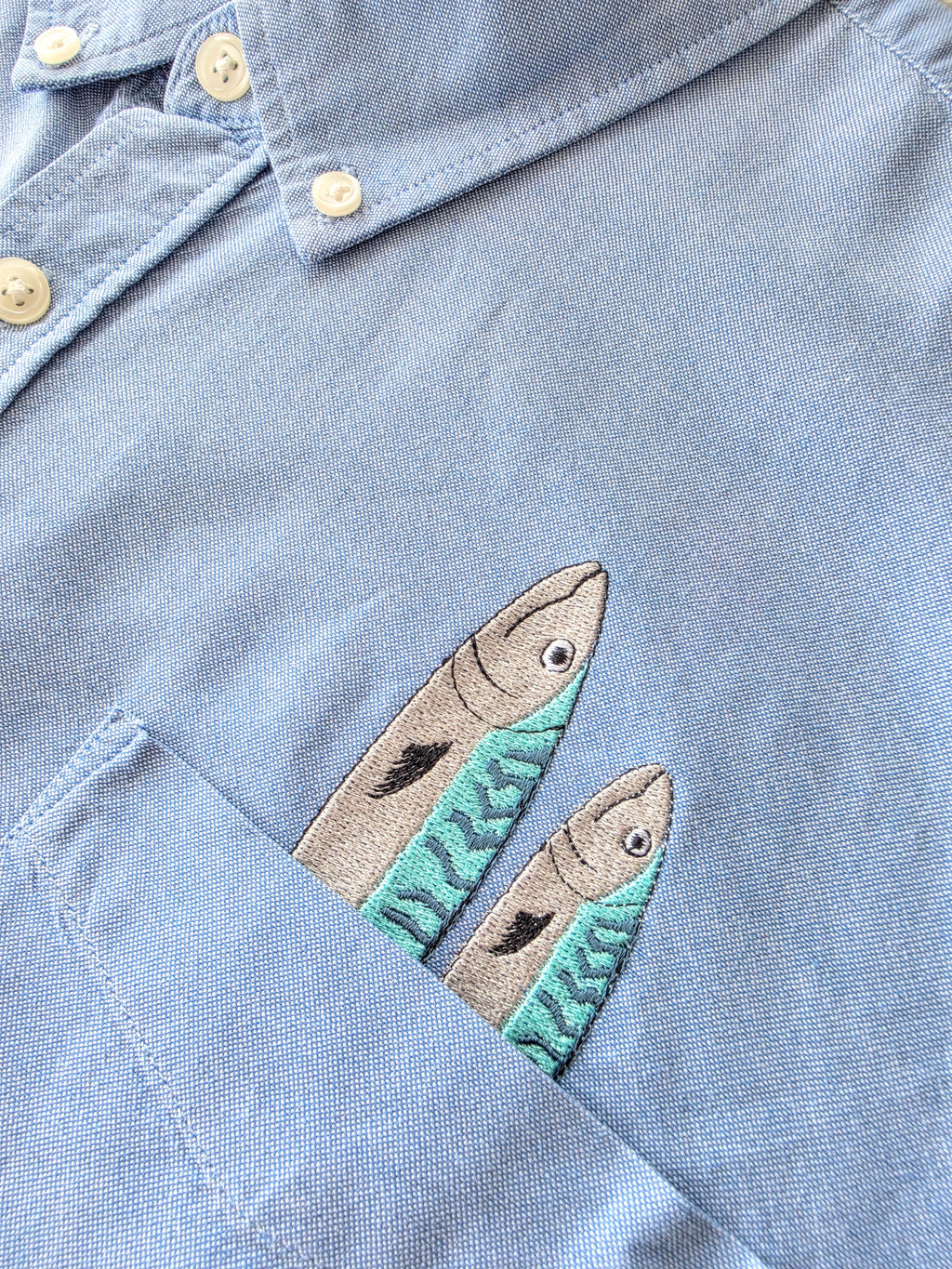 Mackerel Shirt, Size XXXL