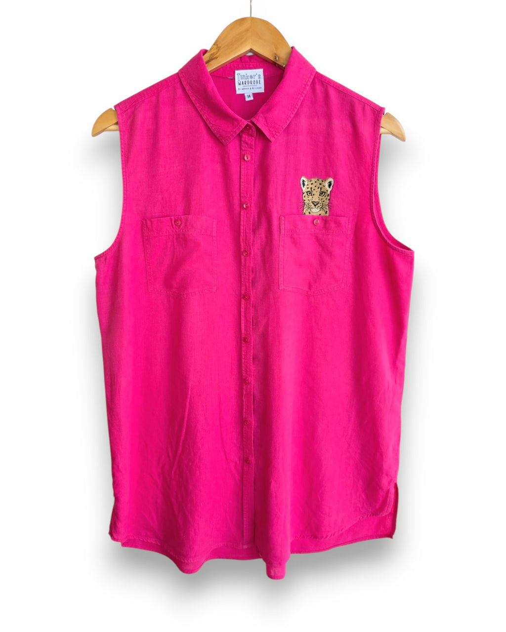Leopard Shirt, Size 14