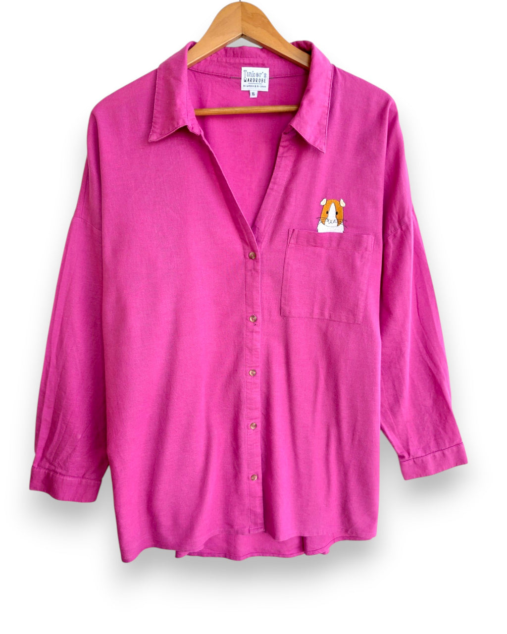 Oversized Guinea Pig Shirt, Size 16