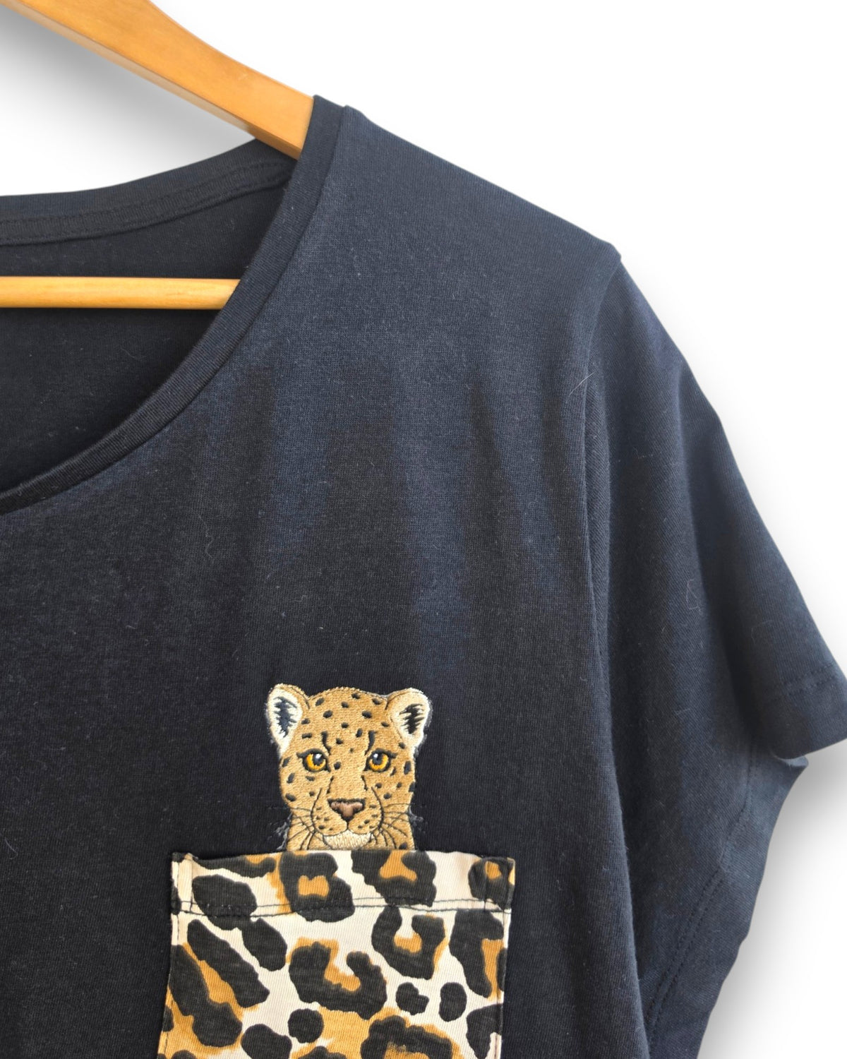 Leopard Tee, Size 18