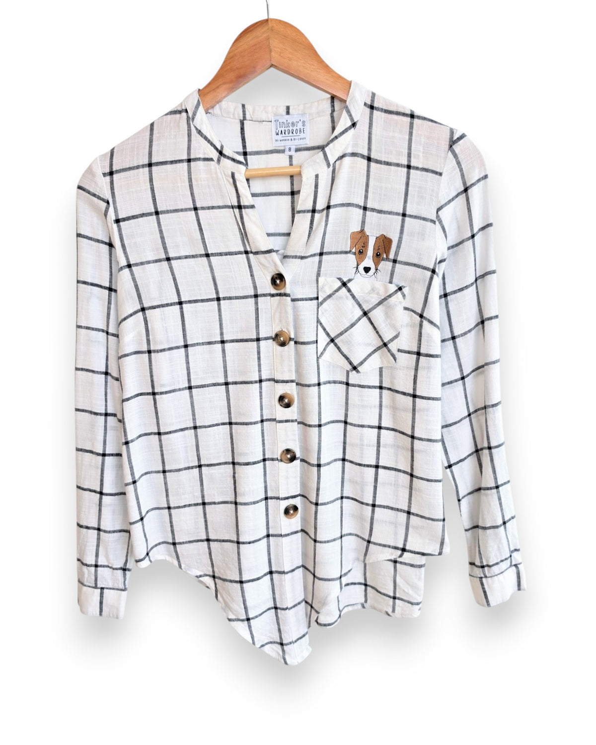 Jack Russell Shirt, Size 8