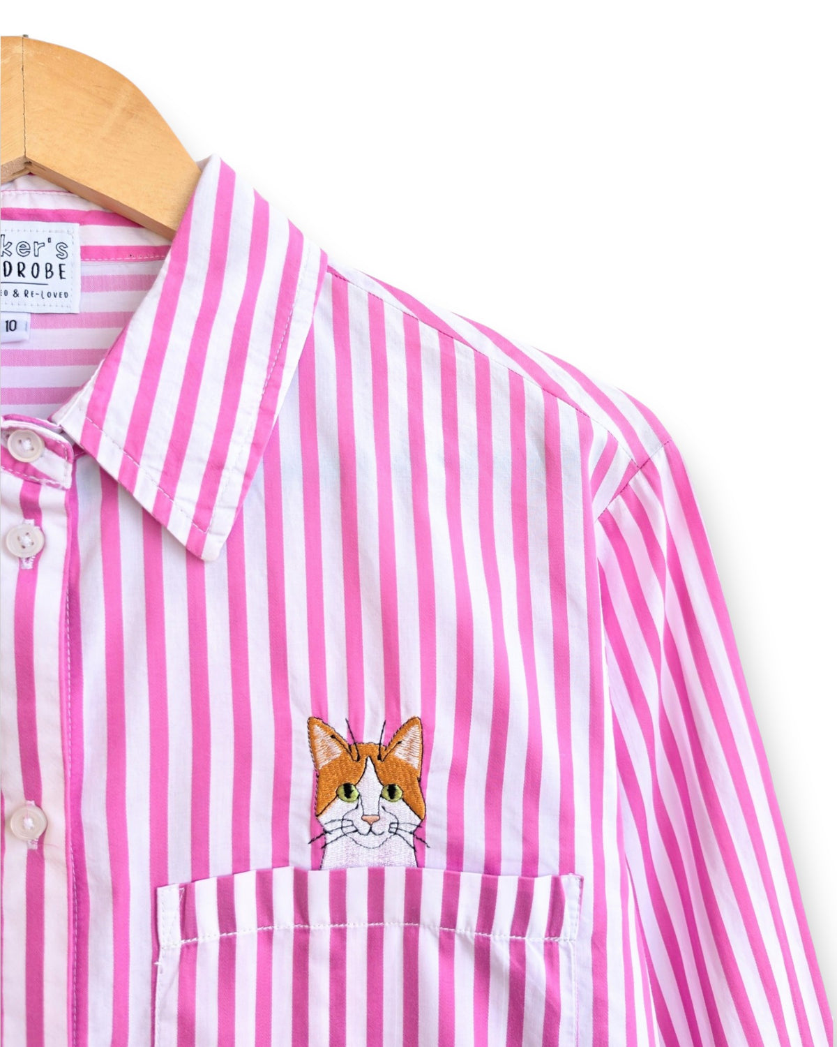Ginger Cat Shirt, Size 10