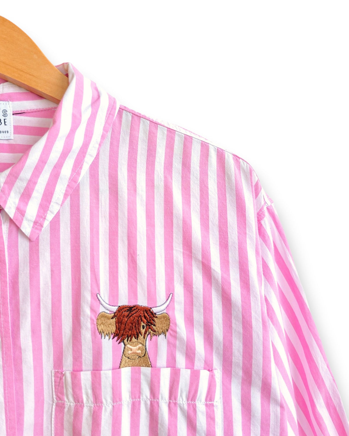 Oversized Highland Cow Shirt, Size 12