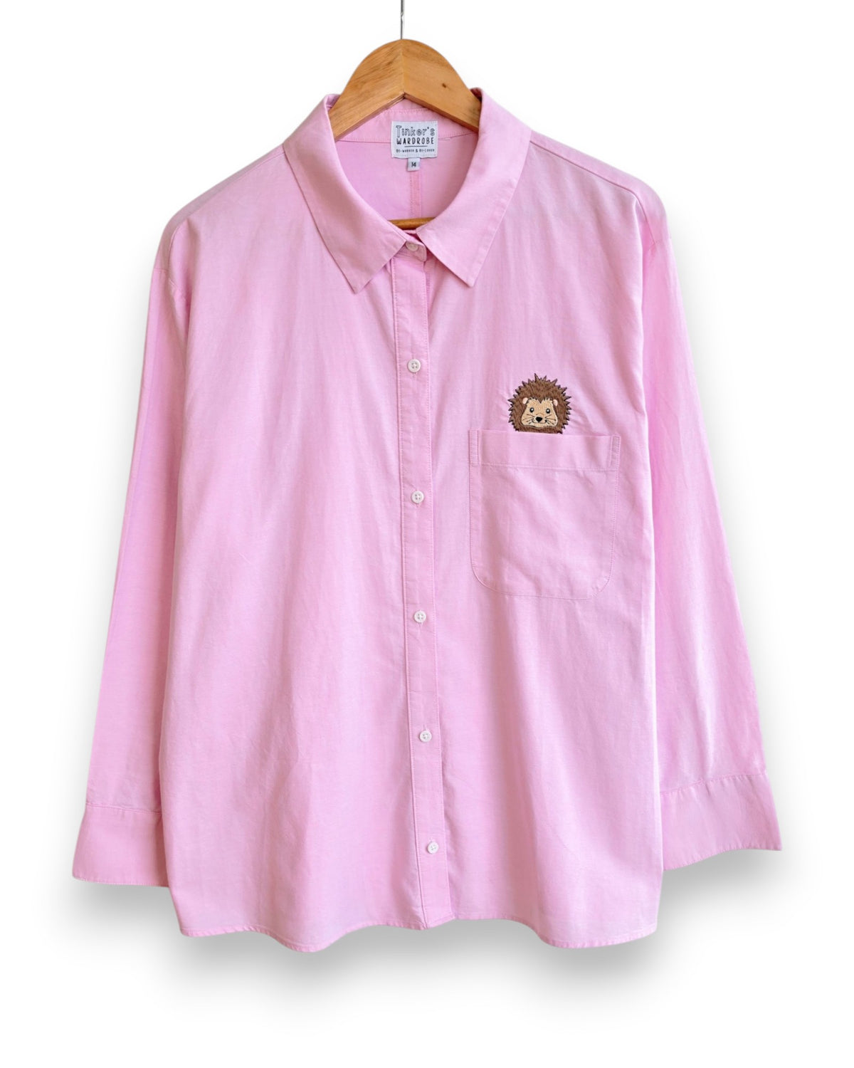 Oversized Hedgehog Shirt, Size 14