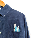 Corduroy Mackerel Shirt, Size XXXL
