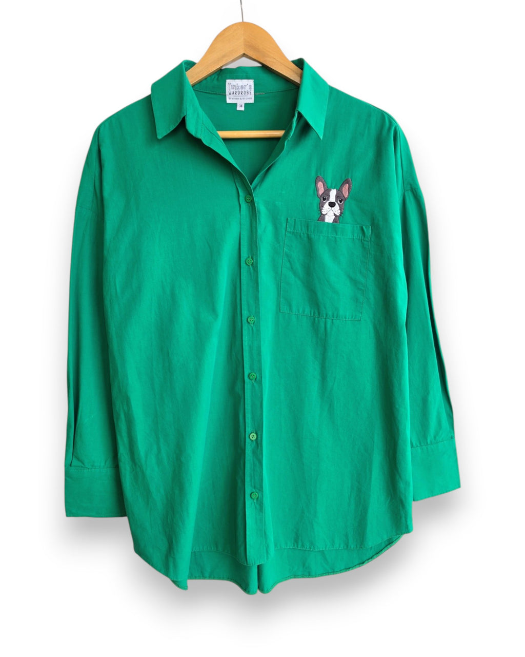 French Bulldog Shirt, Size 14