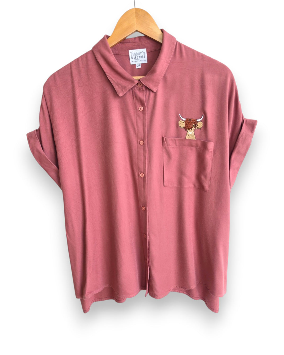Highland Cow Shirt, Size 20