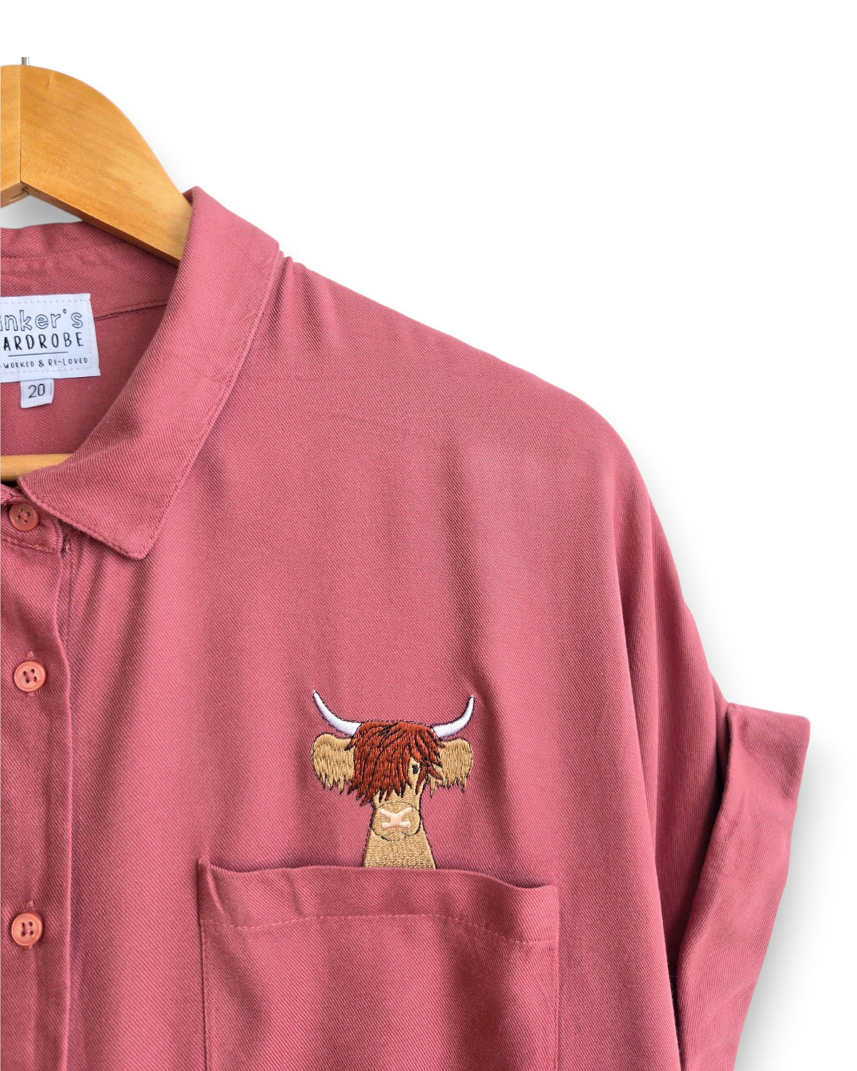 Highland Cow Shirt, Size 20
