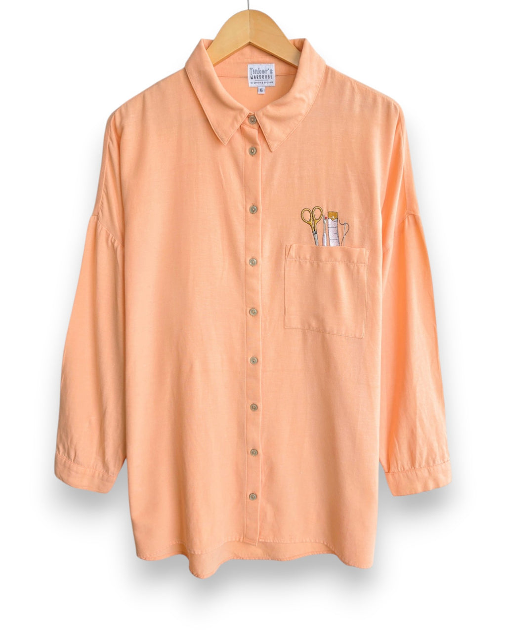 Oversized Sewing Tools Shirt, Size 16