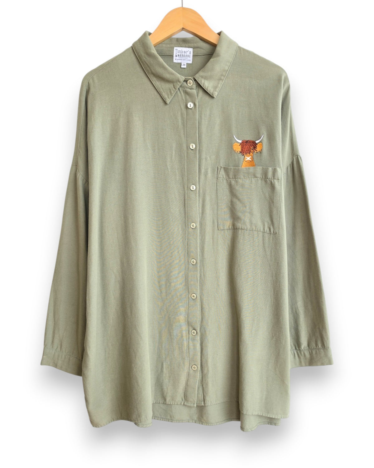 Highland Cow Shirt, Size 20
