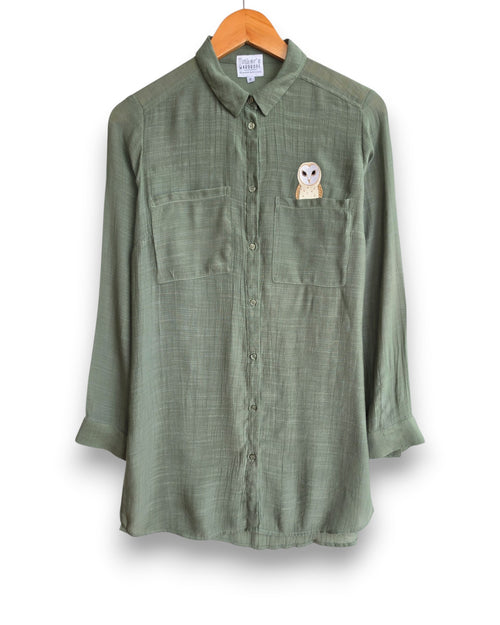 Barn Owl Shirt, Size 10