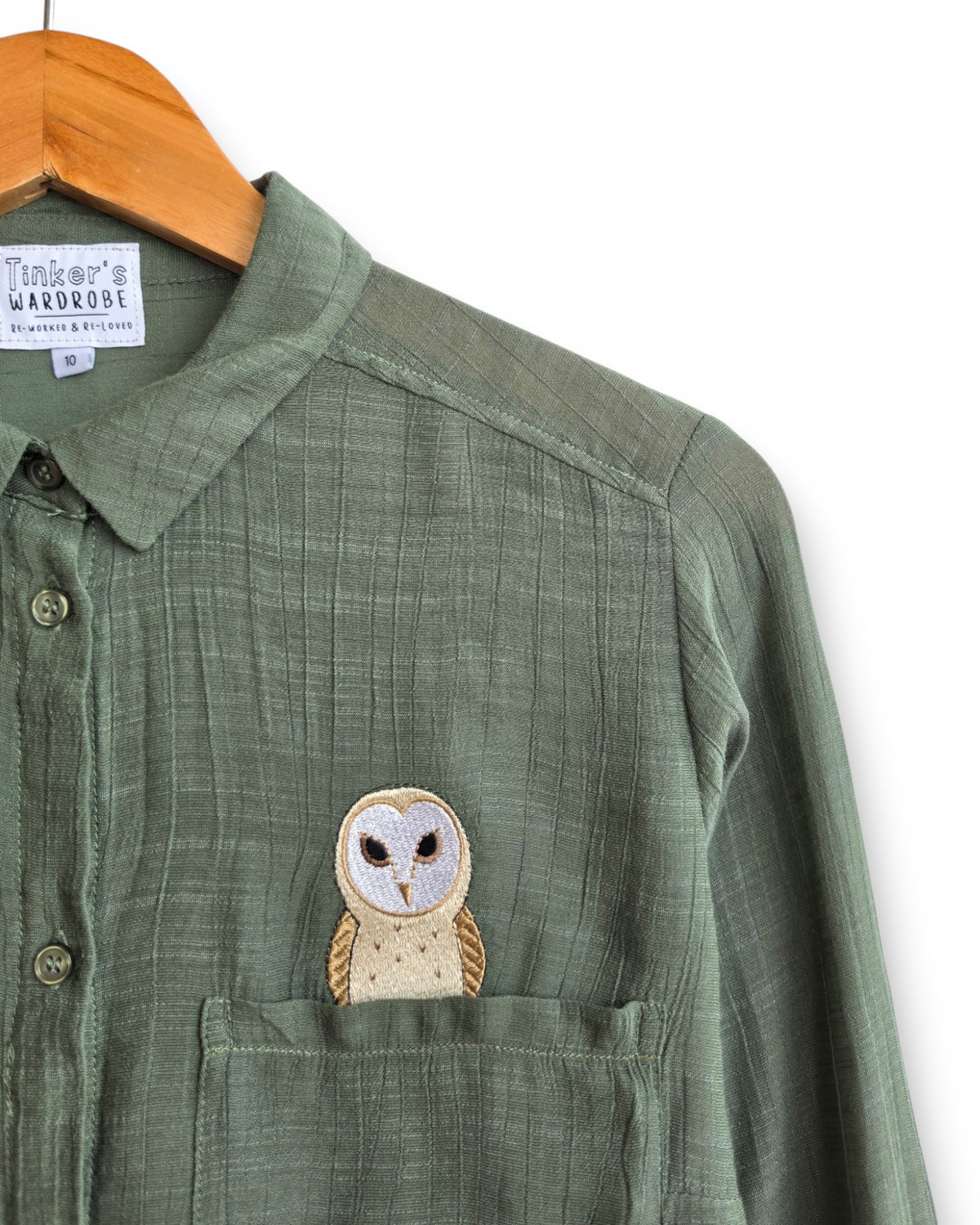 Barn Owl Shirt, Size 10