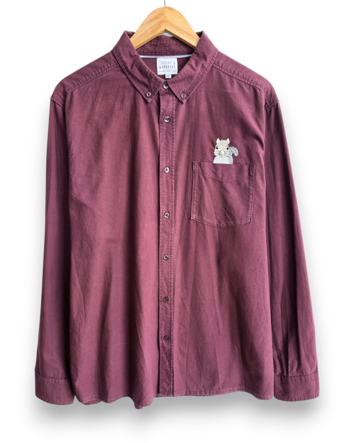 Grey Squirrel Shirt, Size XXL