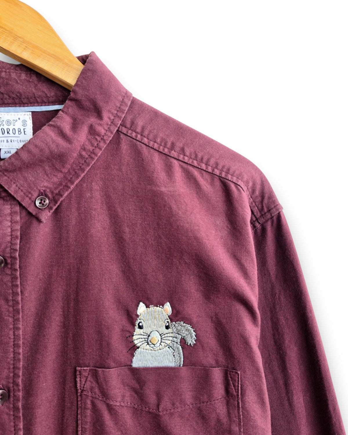 Grey Squirrel Shirt, Size XXL