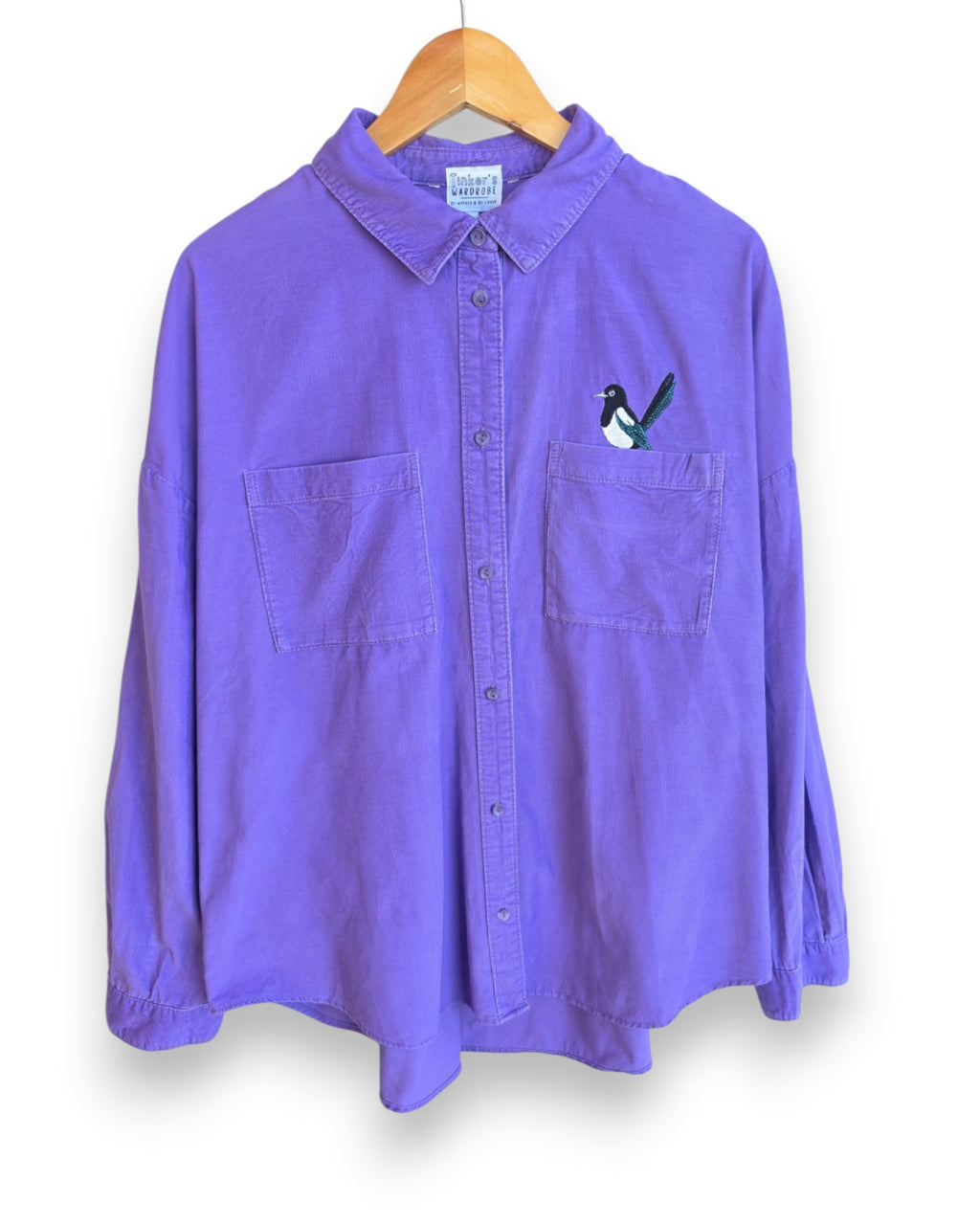 Oversized Magpie Shirt, Size 20