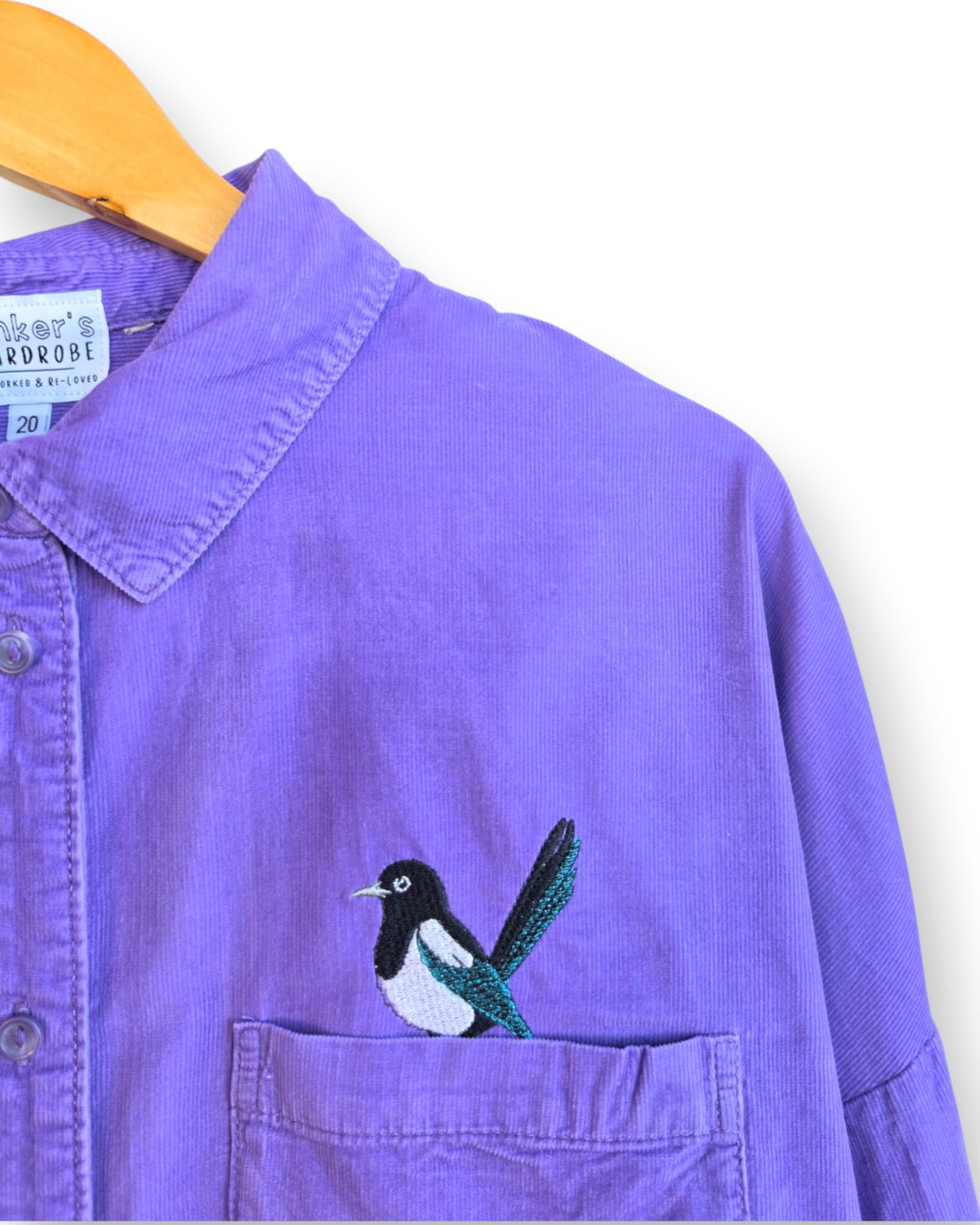 Oversized Magpie Shirt, Size 20