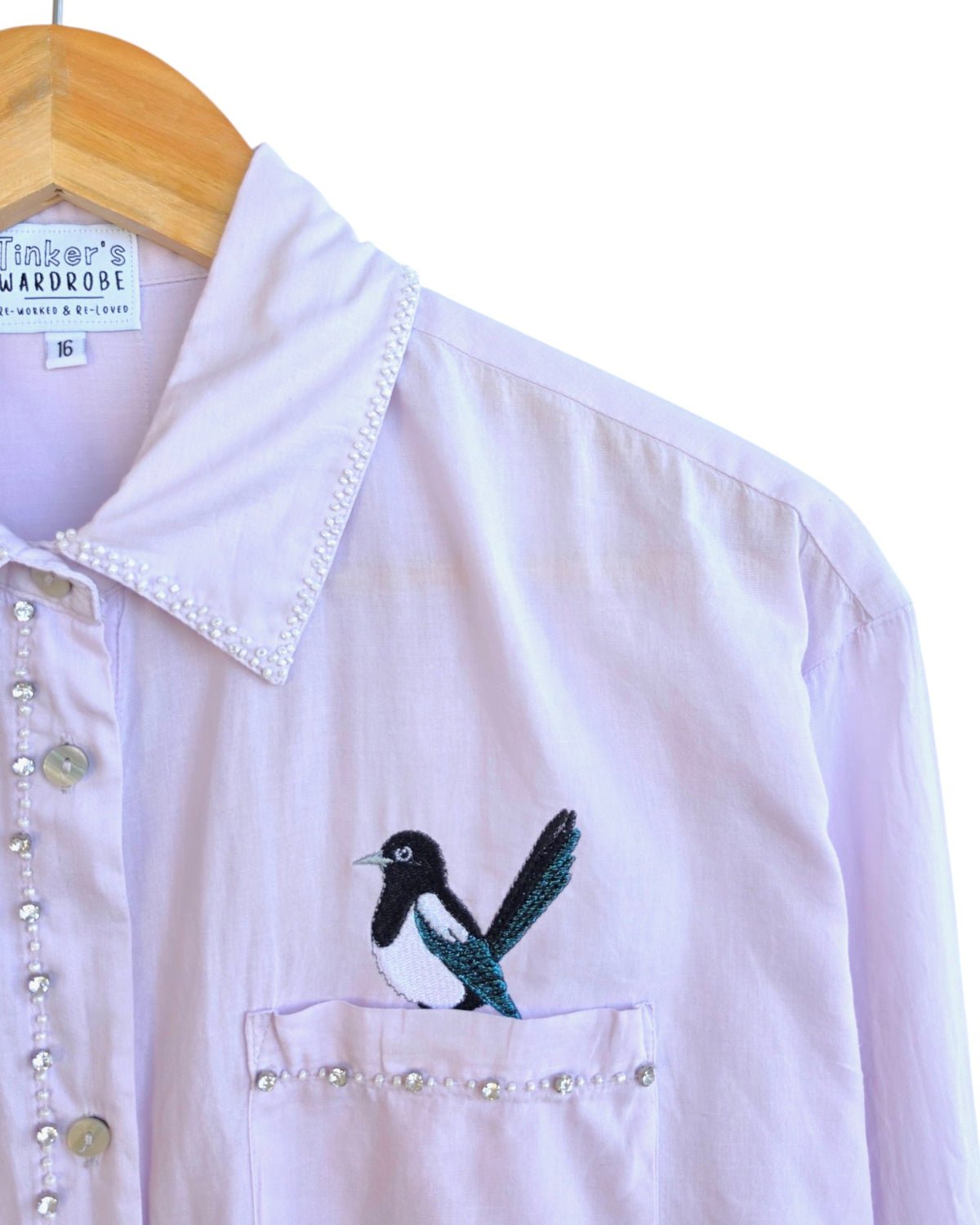 Magpie Shirt, Size 16