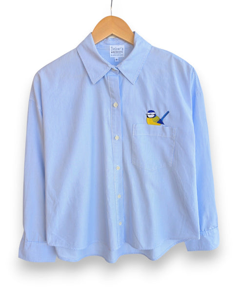 Blue Tit Shirt, Size 16
