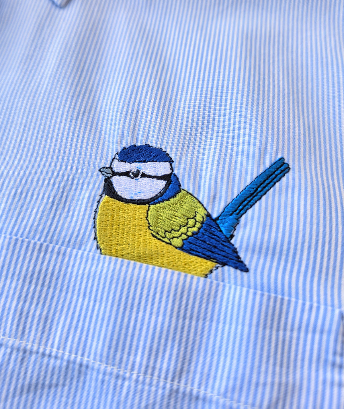 Blue Tit Shirt, Size 16