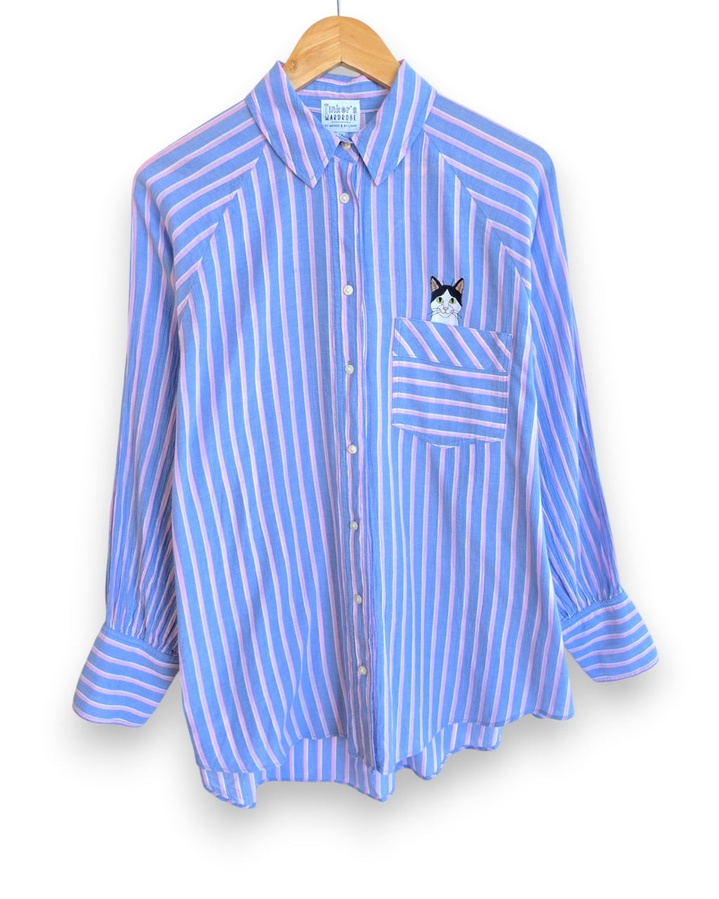 Oversized Cat Shirt, Size 14