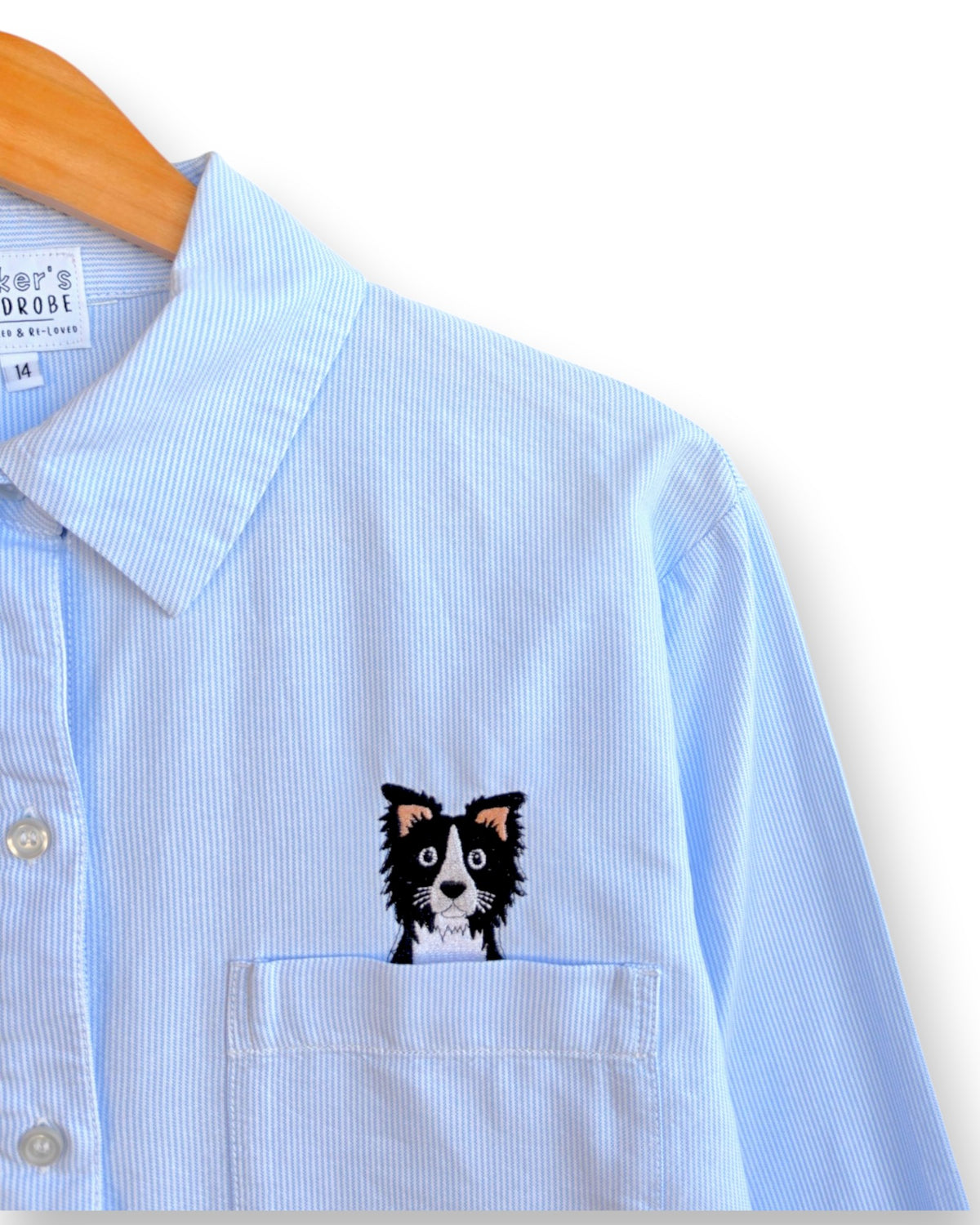 Border Collie Shirt, Size 14