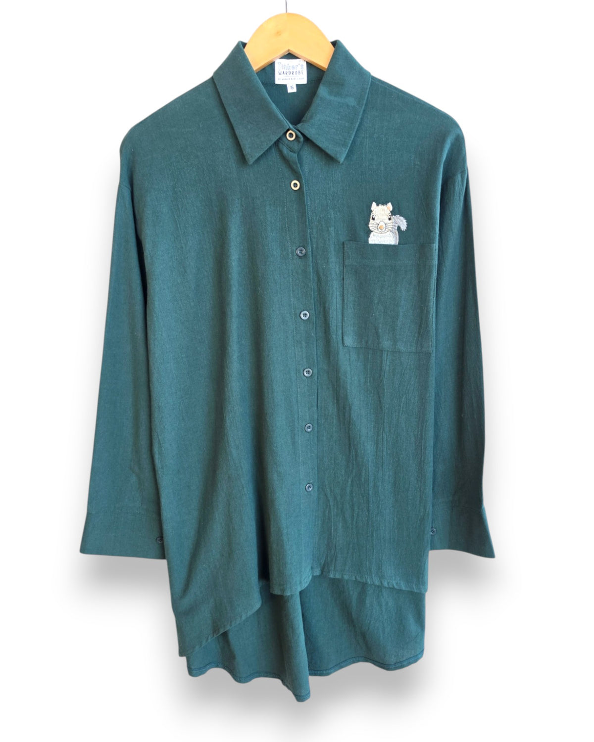 Grey Squirrel Shirt, Size 16