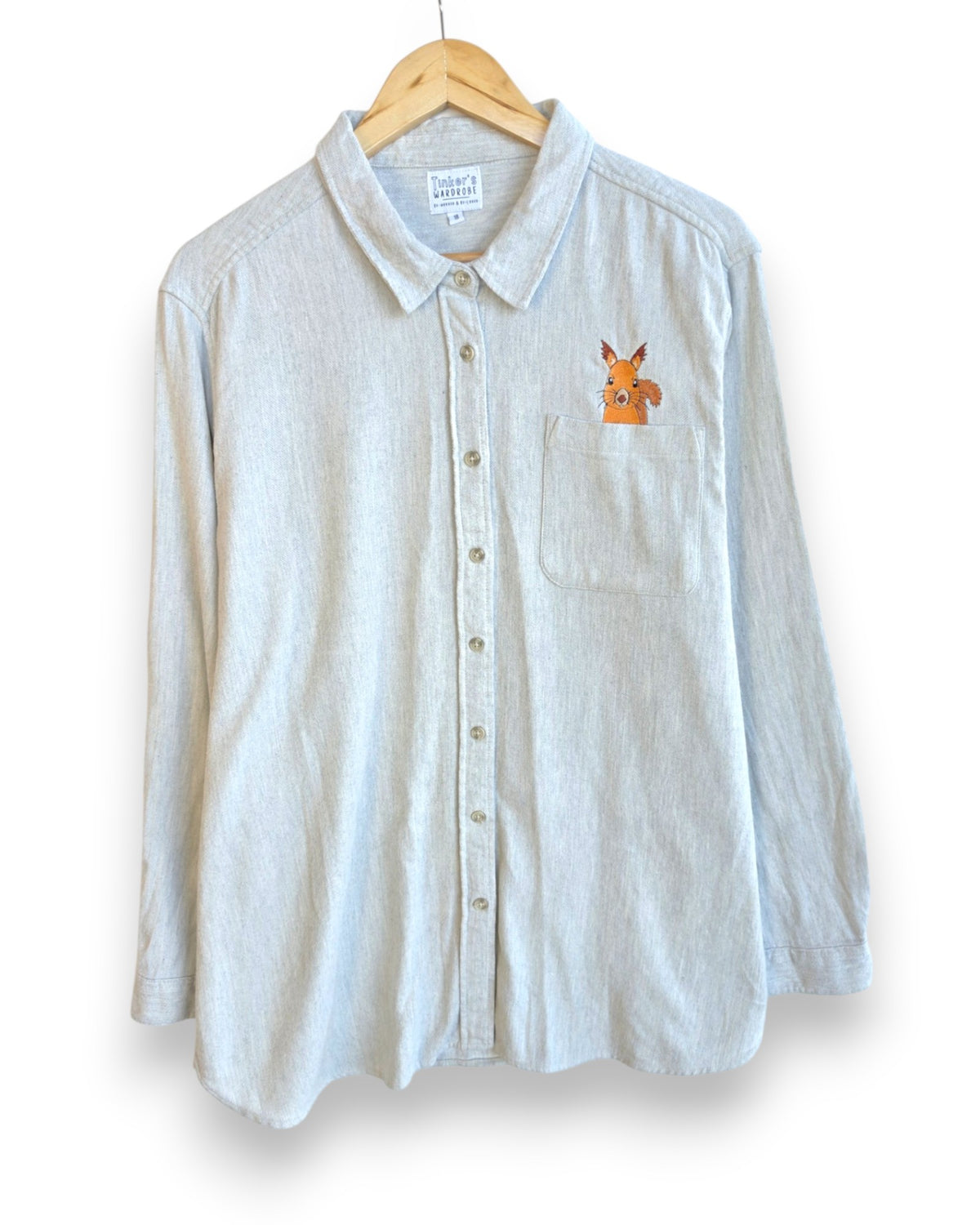 Red Squirrel Shirt, Size 18