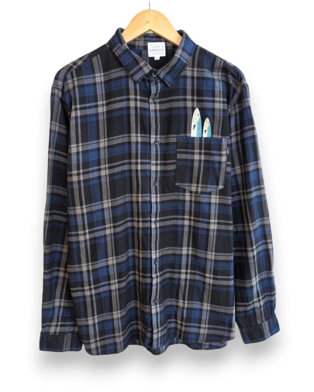 Mackerel Shirt, Size XL