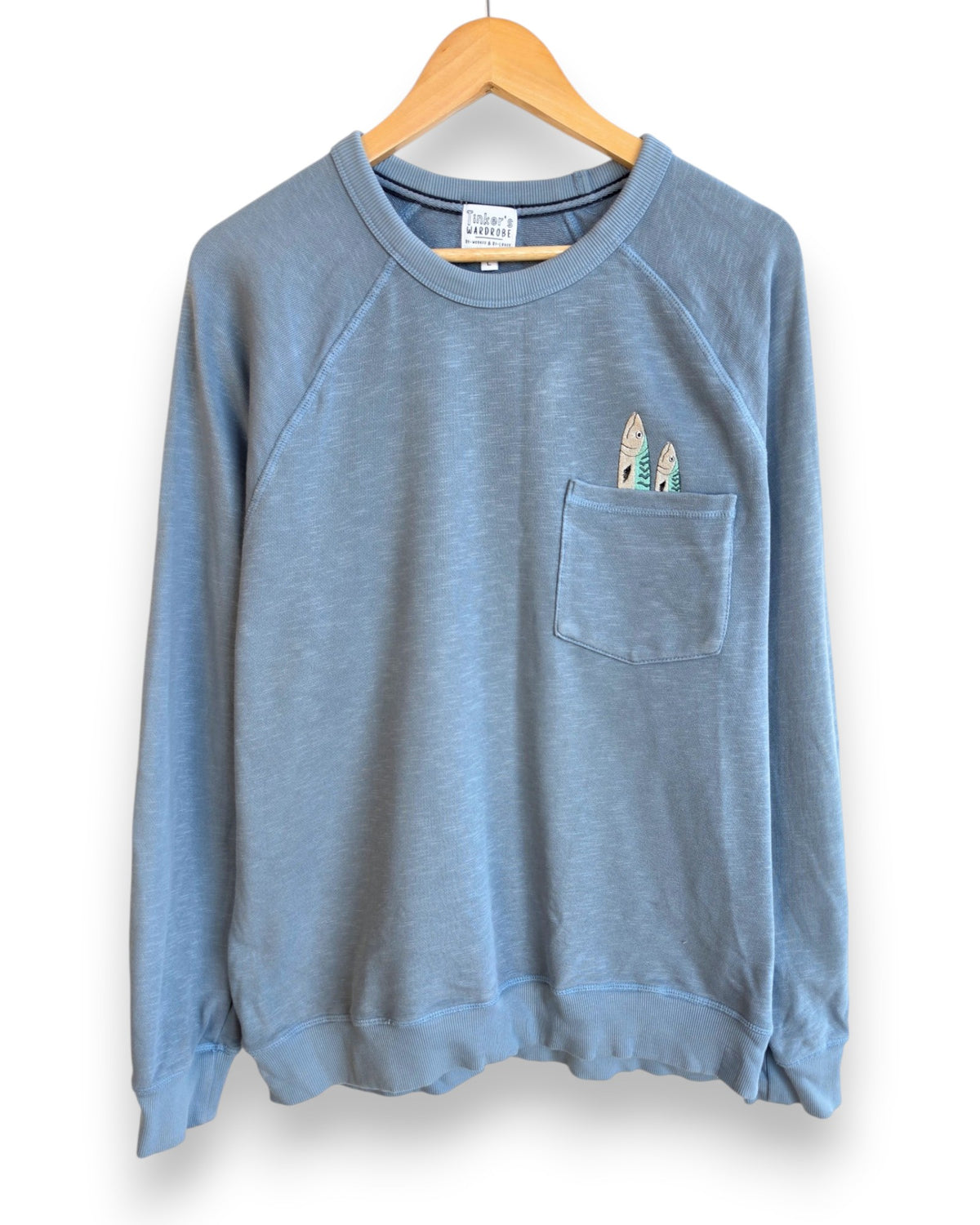 Mackerel Sweatshirt, Size L