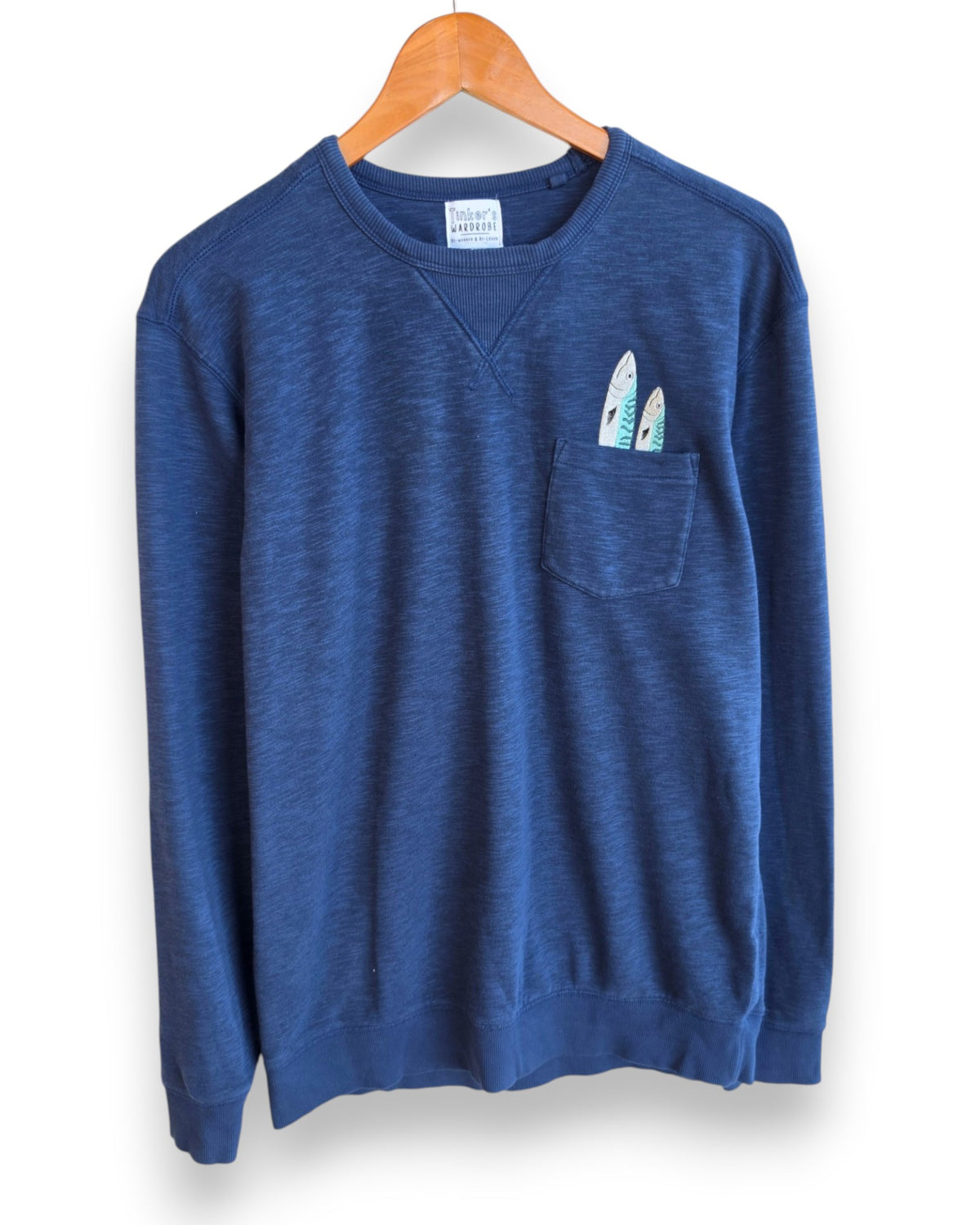 Mackerel Sweatshirt, Size M