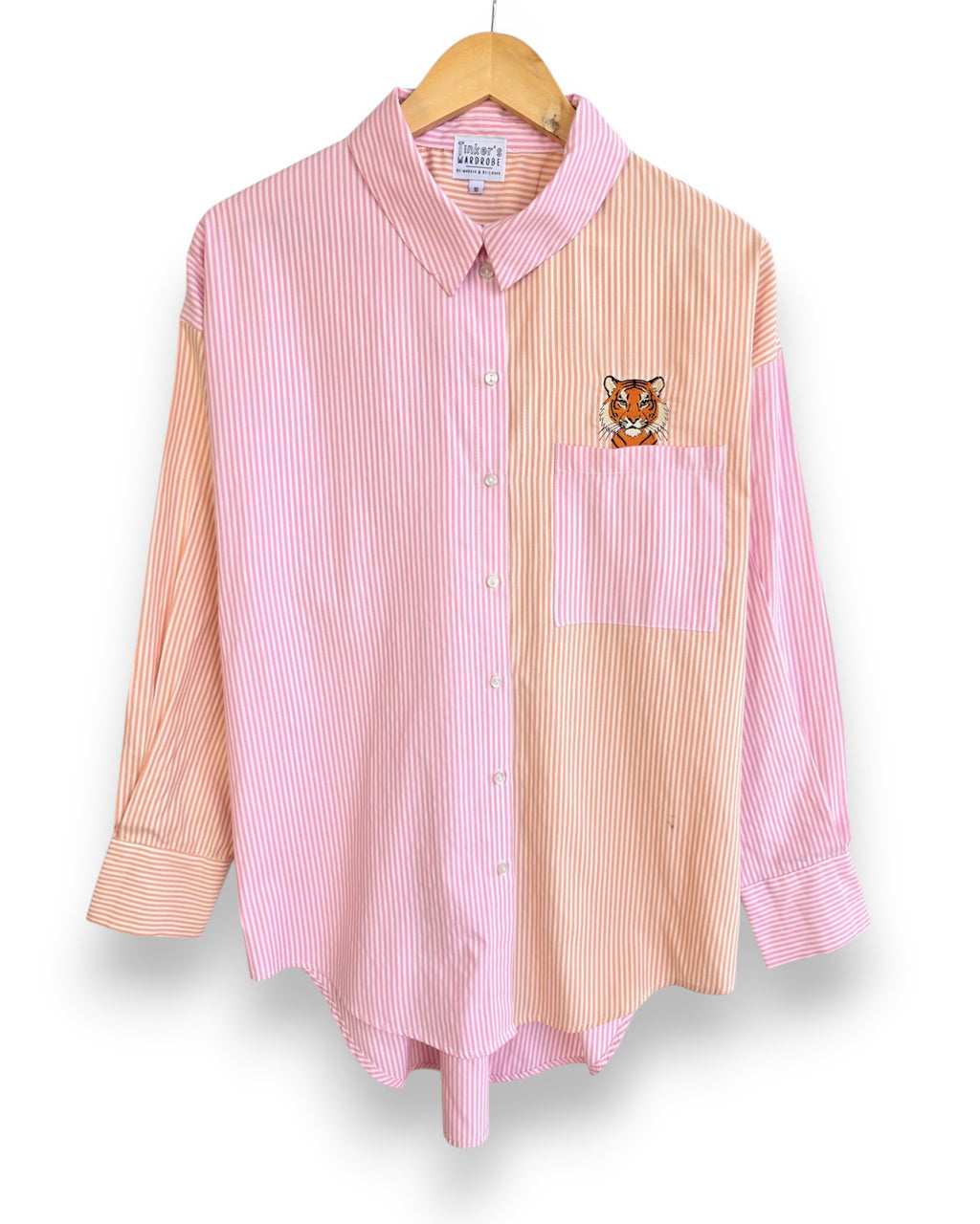 Oversized Tiger Shirt, Size 10