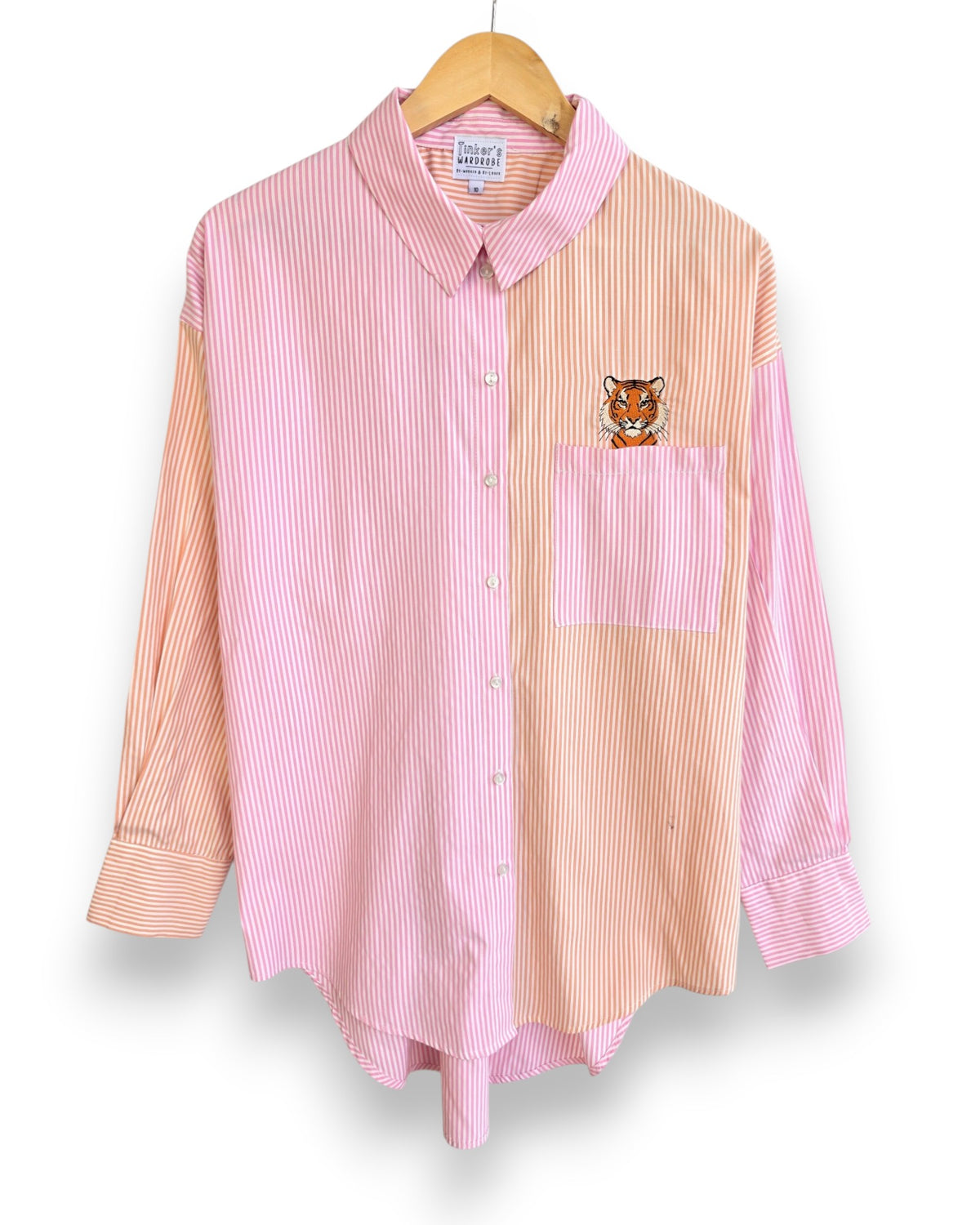 Oversized Tiger Shirt, Size 10