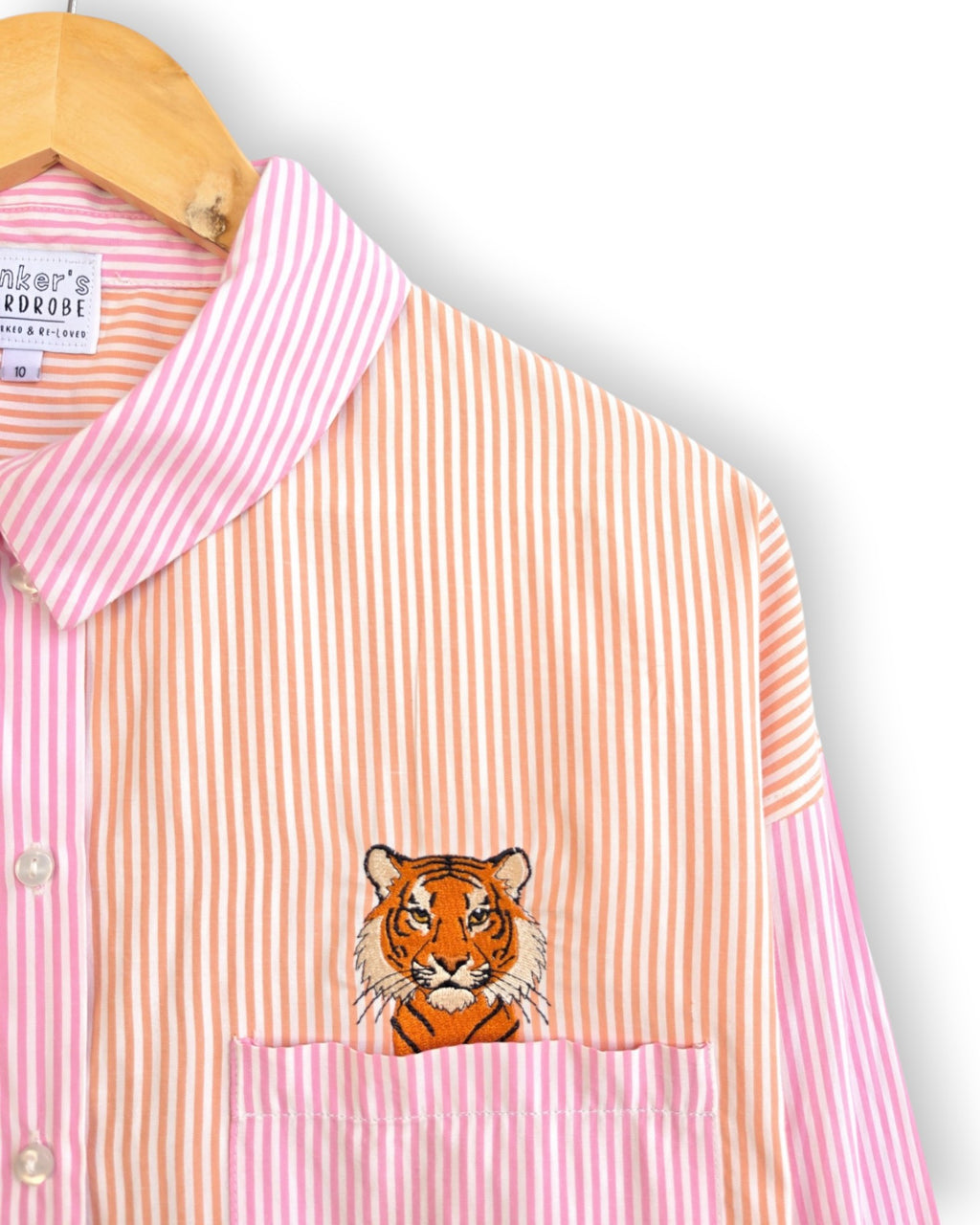 Oversized Tiger Shirt, Size 10