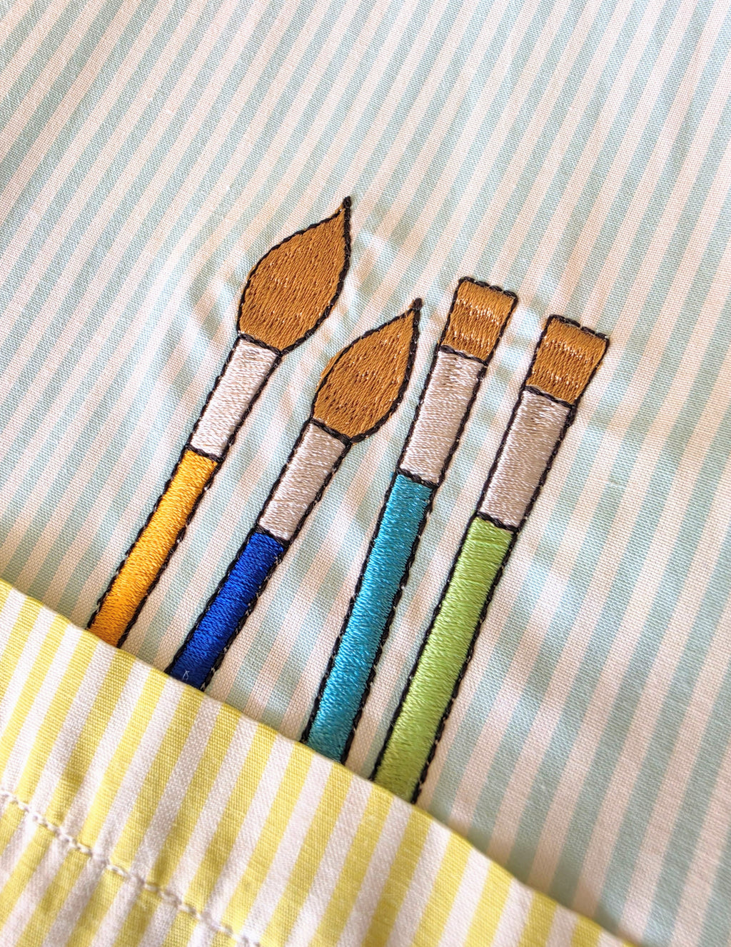 Oversized Paintbrushes Shirt, Size 10