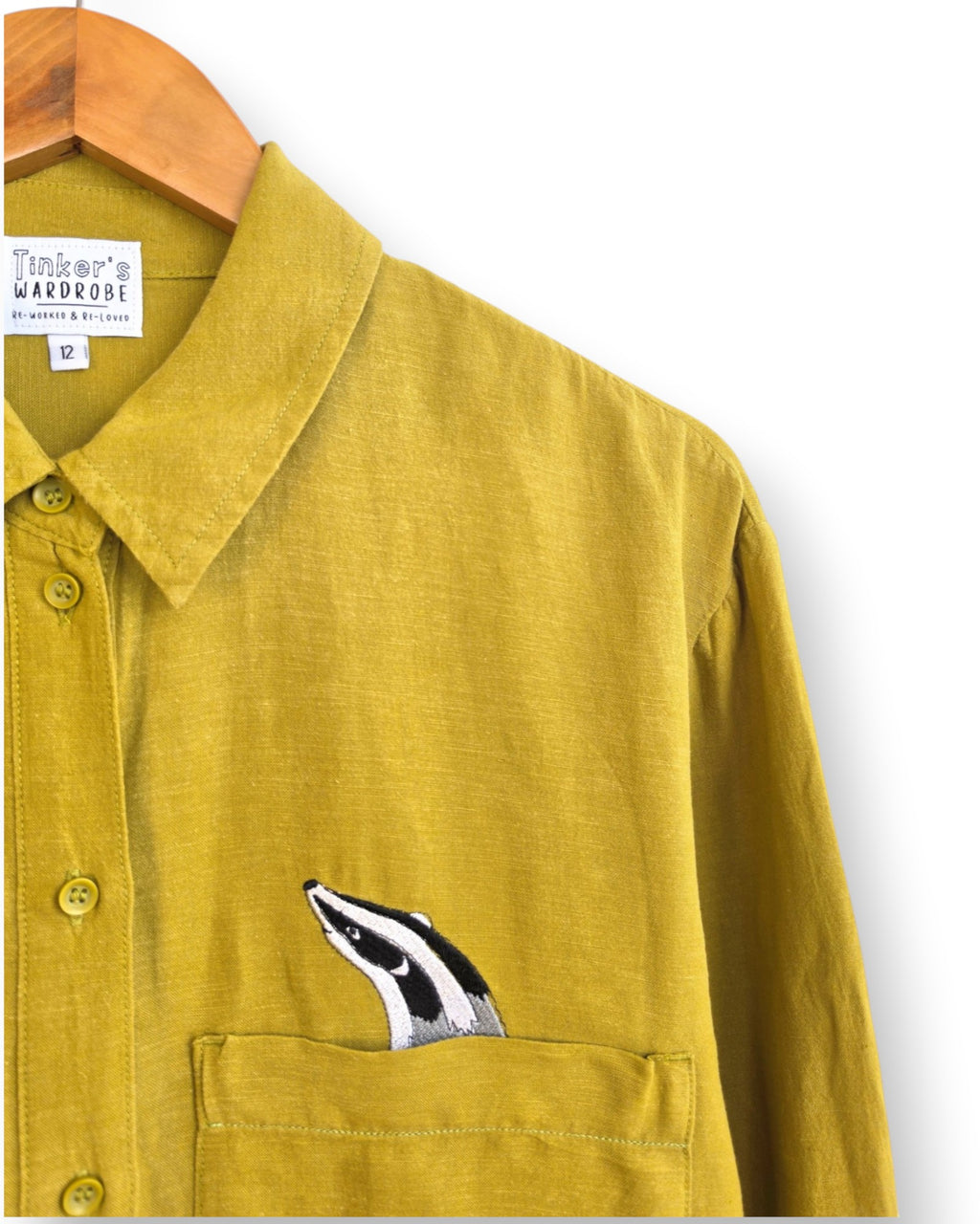 Oversized Badger Shirt, Size 12