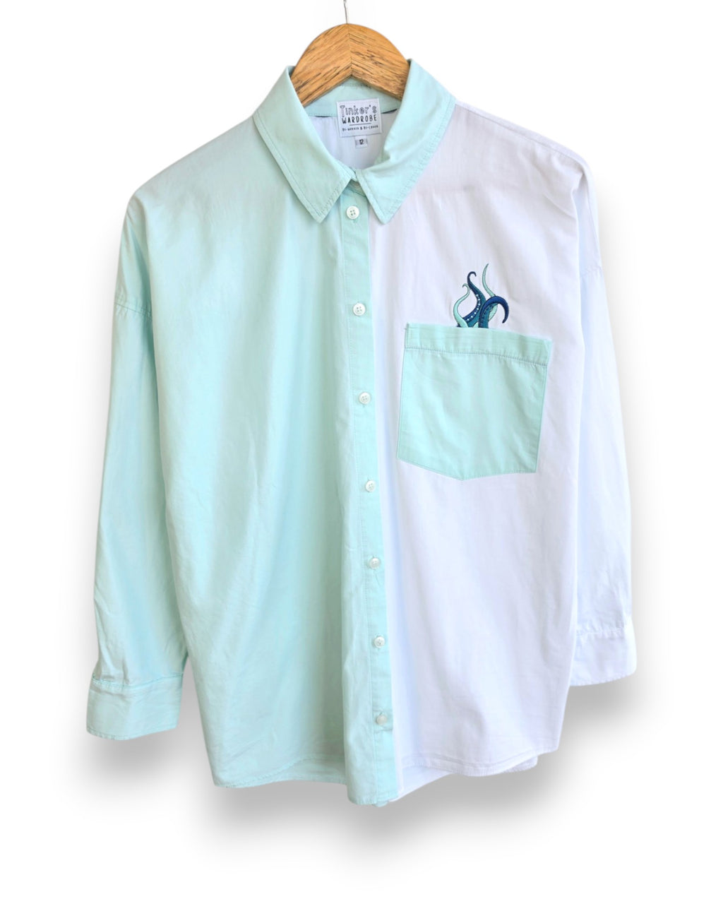 Oversized Octopus Shirt, Size 12