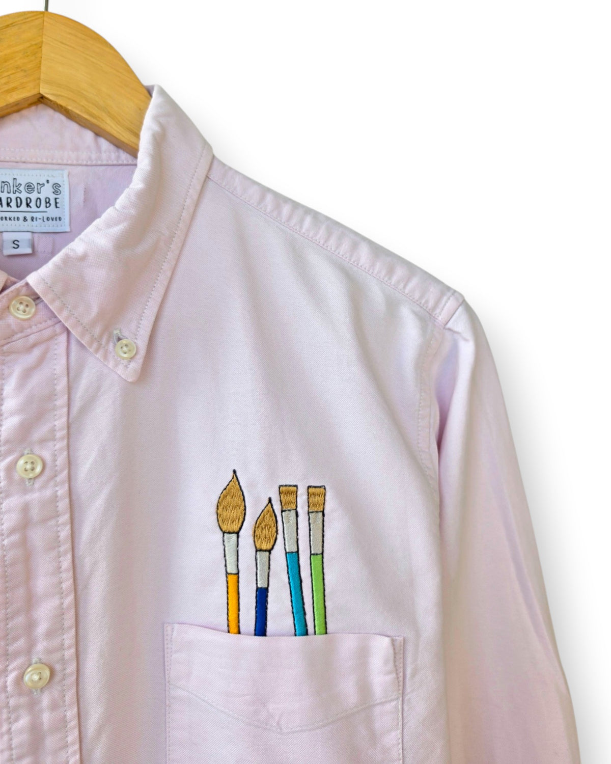 Paintbrushes Shirt, Size S