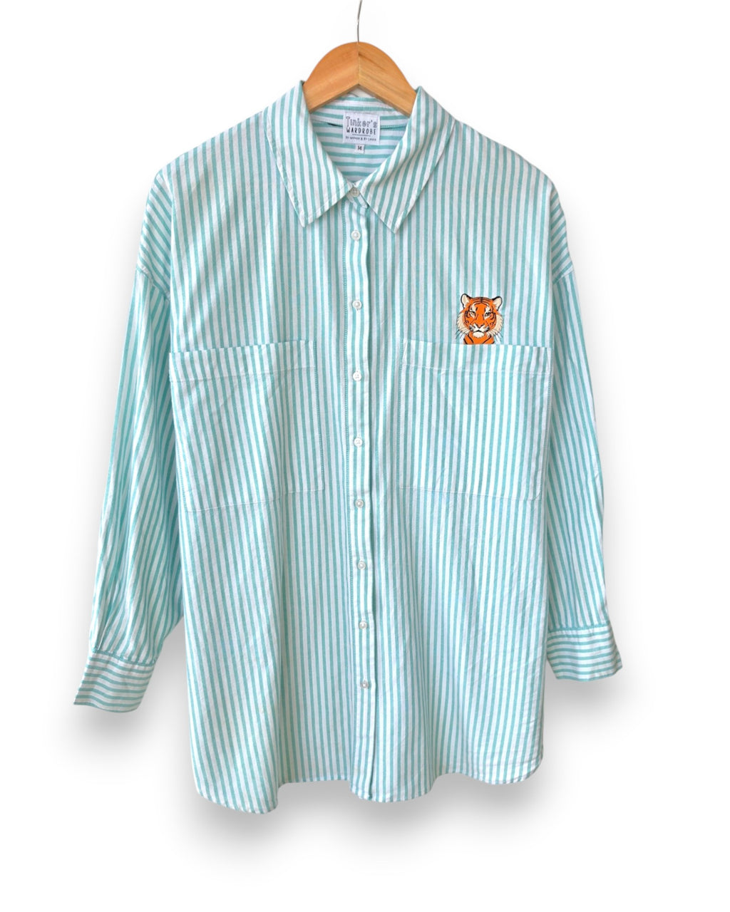 Oversized Tiger Shirt, Size 14