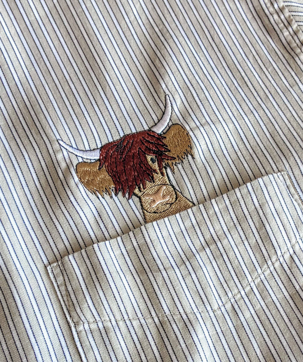 Highland Cow Shirt, Size L