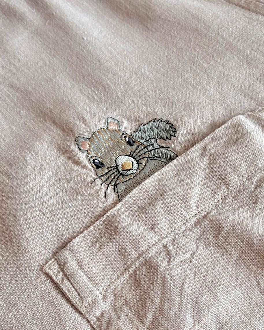 Grey Squirrel Shirt, Size 18