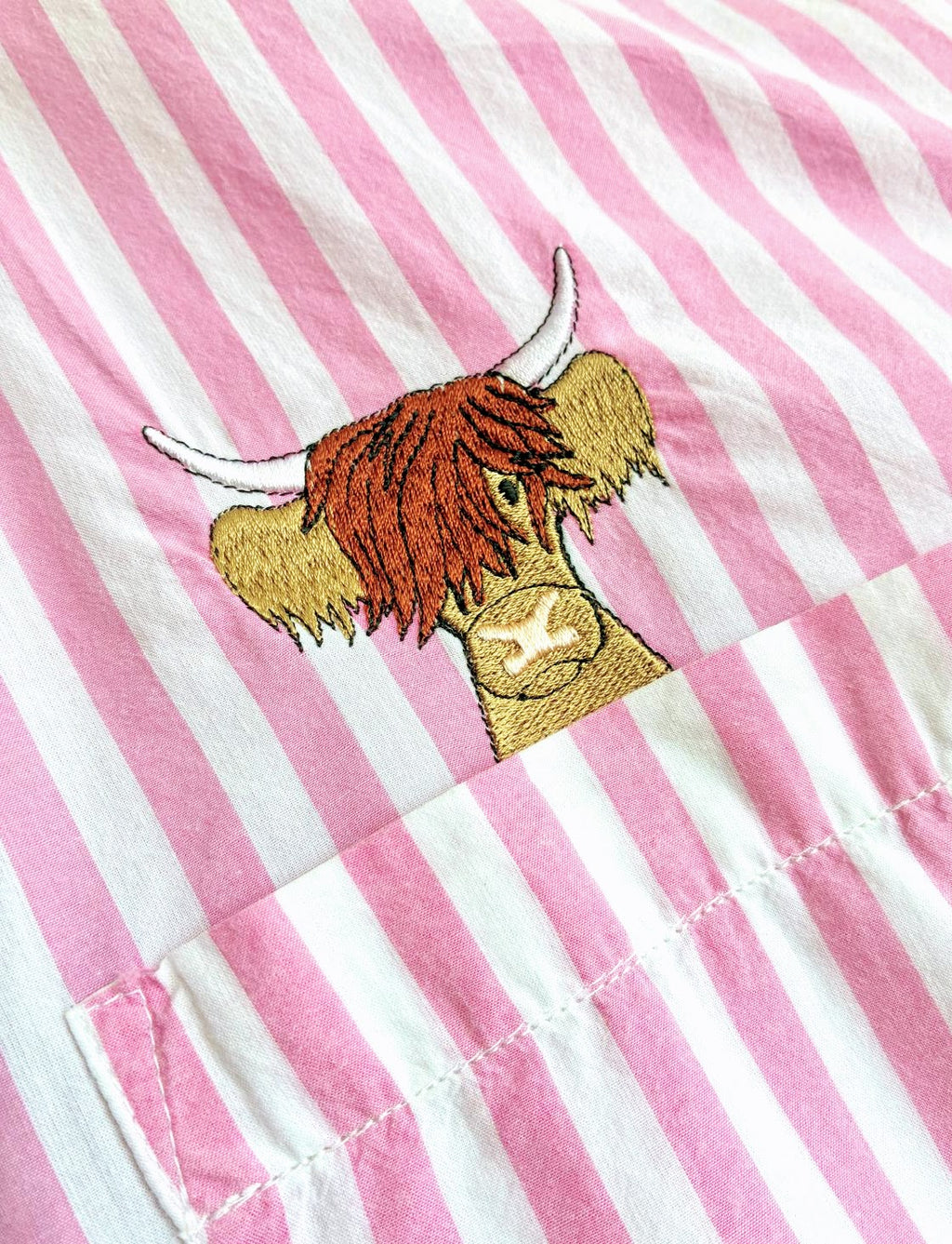 Oversized Highland Cow Shirt, Size 12